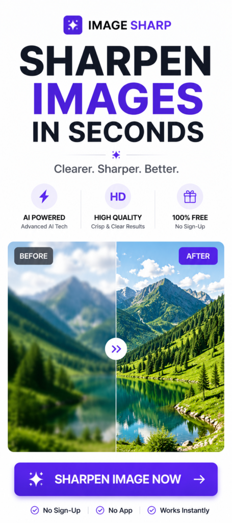 Image Sharpen Banner Ad